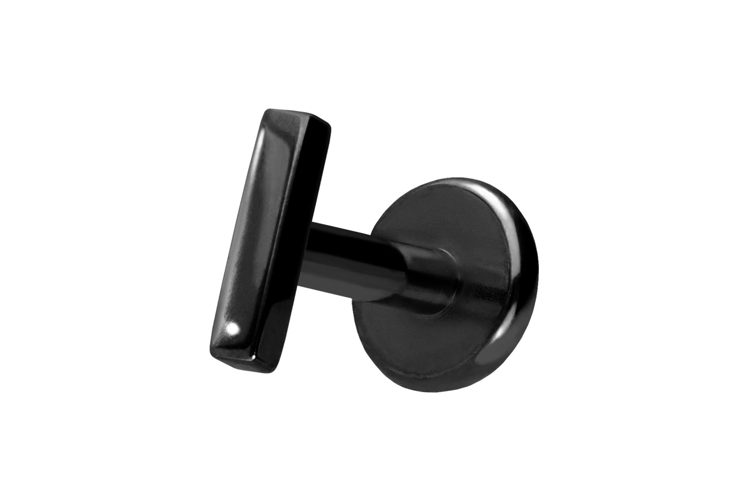 Titan Labret Piercing mit Push Fit BALKEN